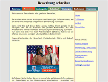 Tablet Screenshot of bewerbung-schreiben.de